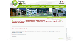 Desktop Screenshot of degeorges-labourdette.com